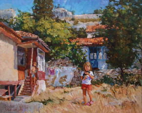 Картинка эльдар эшалиев рисованные дворик