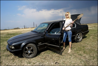 Картинка автомобили авто девушками