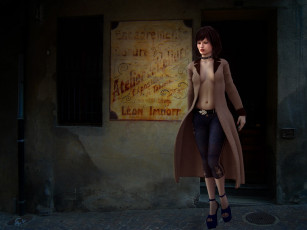 Картинка 3д графика people люди девушка