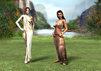 Картинка 3д графика people люди девушки