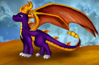 Картинка рисованные животные сказочные мифические дракон