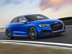 Картинка автомобили audi concept 2014 г синий quattro clubsport a3