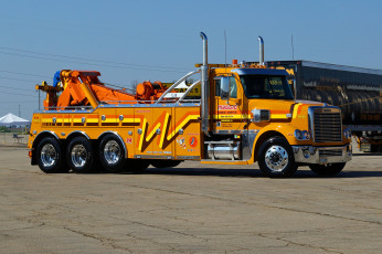 обоя freightliner tow truck, автомобили, freightliner, спецтехника, грузовик, тяжёлый