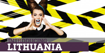 Картинка музыка евровидение браслет прическа vilija mata ленты полосы певица крик lithuania