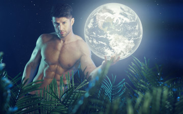 Картинка мужчины -+unsort earth night guy земля ночь парень