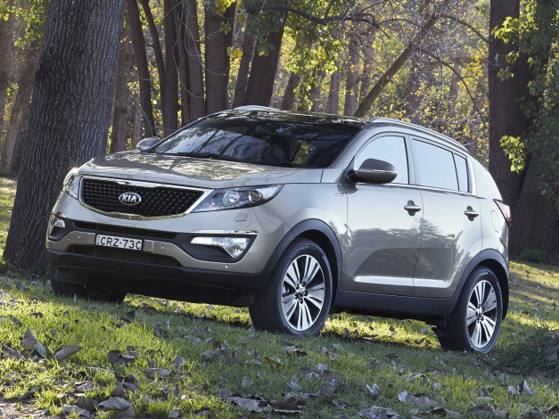 Обои картинки фото автомобили, kia, sportage, au-spec, 2014г