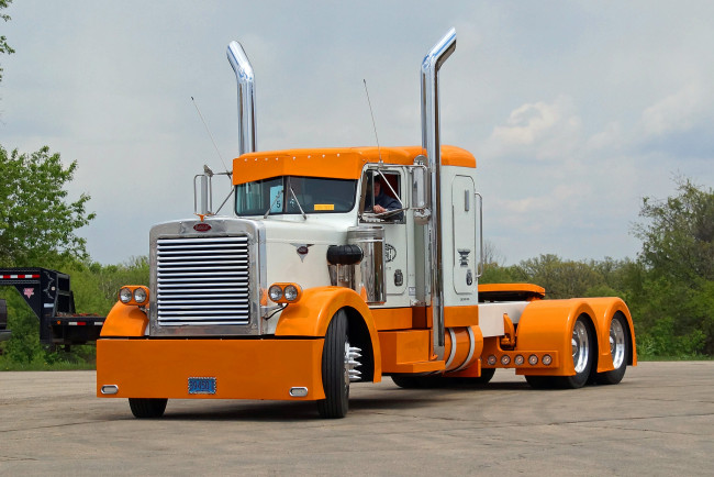 Обои картинки фото 1984 peterbilt truck, автомобили, peterbilt, грузовик, тяжёлый