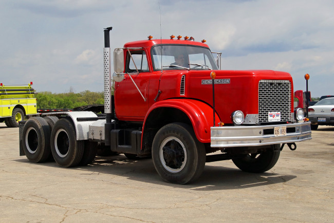 Обои картинки фото hendrickson truck, автомобили, hendrickson, грузовик, тяжёлый