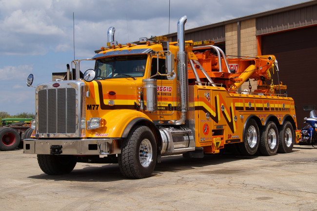 Обои картинки фото peterbilt tow truck, автомобили, peterbilt, грузовик, тяжёлый