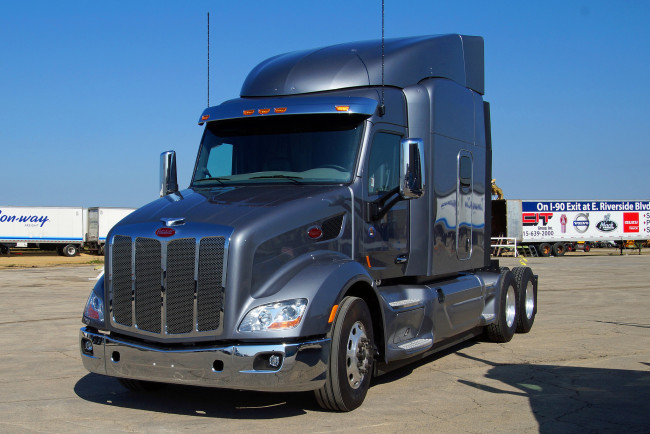 Обои картинки фото peterbilt truck, автомобили, peterbilt, грузовик, тяжёлый