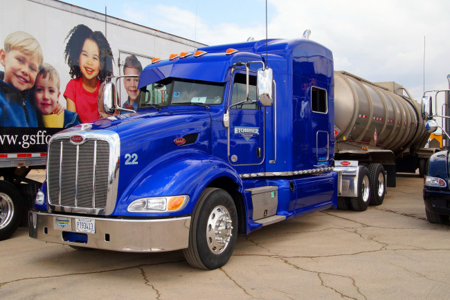 Обои картинки фото peterbilt truck, автомобили, peterbilt, грузовик, тяжёлый