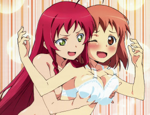 Картинка аниме hataraku+maou-sama девушки