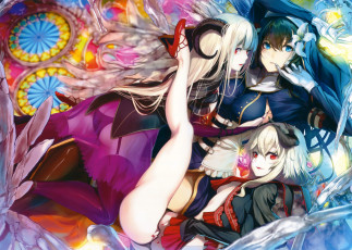 Картинка аниме ангелы +демоны демоны девушки