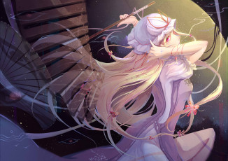 Картинка аниме touhou девушка