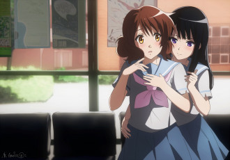 Картинка аниме sound+horizon фон взгляд девушки