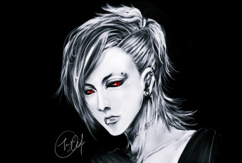Картинка аниме tokyo+ghoul ута токийский гуль