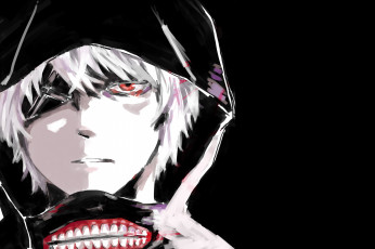 Картинка аниме tokyo+ghoul канеки токийский гуль