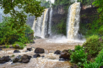 Картинка природа водопады ес водопад река