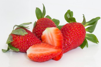 Картинка еда клубника +земляника ягоды