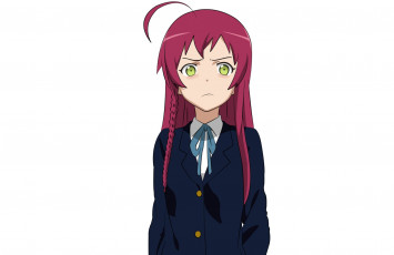 Картинка аниме hataraku+maou-sama девочка