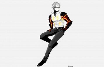 Картинка аниме one+punch+man генос