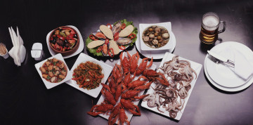 Картинка еда натюрморт пиво ираки кальмары