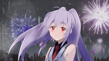 Картинка plastic+memories аниме взгляд девушка фон