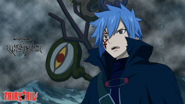 Картинка аниме fairy+tail фон парень взгляд
