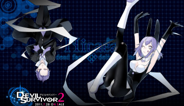 Картинка аниме devil+survivor девушка парень