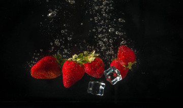 Картинка еда клубника +земляника ягоды