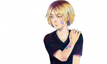 Картинка аниме haikyuu волейбол парень