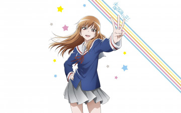 Картинка engaged+to+the+unidentified аниме mikakunin+de+shinkoukei девушка взгляд фон