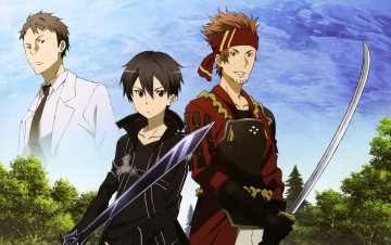 Картинка аниме sword+art+online парни