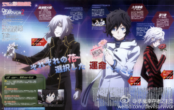 Картинка аниме devil+survivor парни