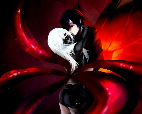 Обои картинки фото аниме, tokyo ghoul, токийский, гуль