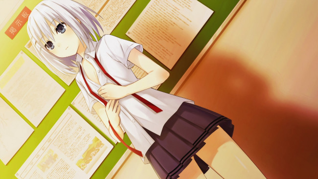 Обои картинки фото аниме, date a live, фон, взгляд, девушка