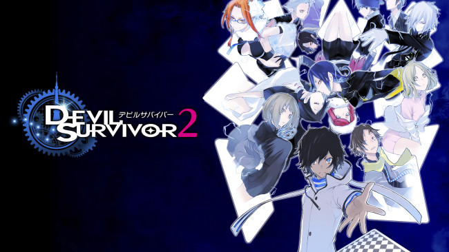 Обои картинки фото аниме, devil survivor, парни, девушки