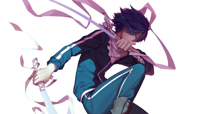 Обои картинки фото аниме, noragami, Ято, бездомный, бог