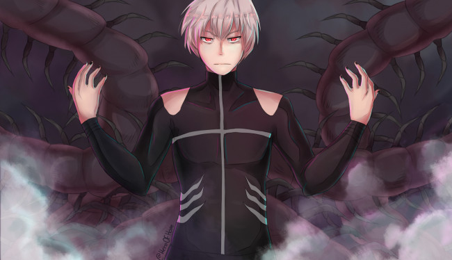 Обои картинки фото аниме, tokyo ghoul, канеки, гуль