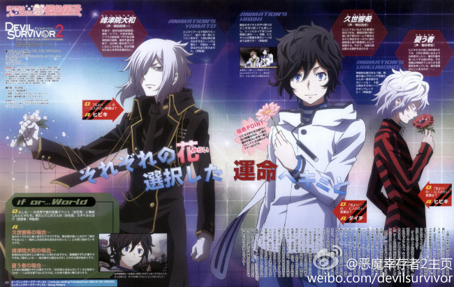 Обои картинки фото аниме, devil survivor, парни