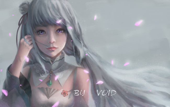 Обои картинки фото аниме, re,  zero kara hajimeru isekai seikatsu, emilia