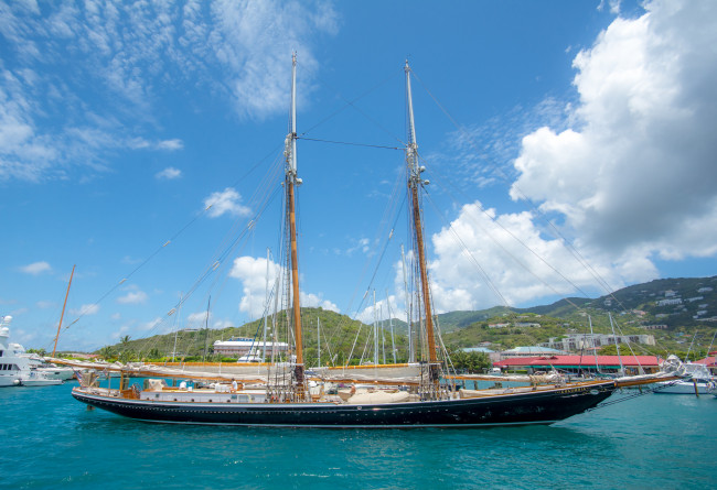 Обои картинки фото корабли, парусники, бухта