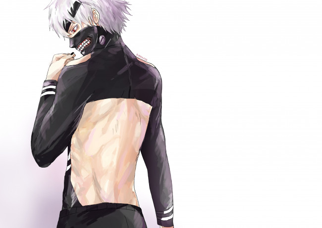 Обои картинки фото аниме, tokyo ghoul, гуль, канеки