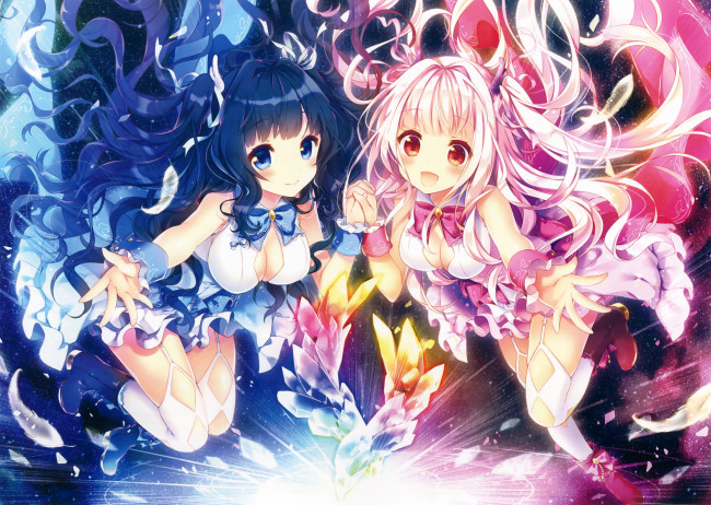 Обои картинки фото аниме, unknown,  другое, девочки