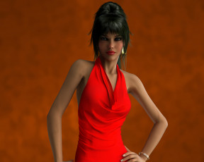 Картинка 3д+графика люди+ people фон взгляд девушка