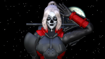 Картинка 3д+графика фантазия+ fantasy взгляд девушка фон