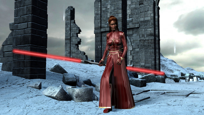 Обои картинки фото 3д графика, фантазия , fantasy, девушка, взгляд, фон