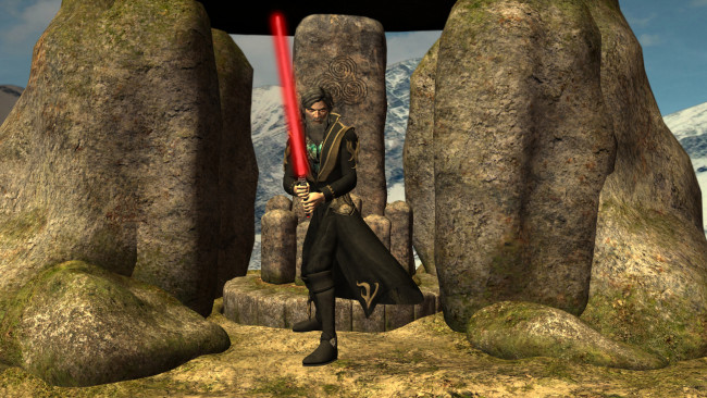 Обои картинки фото 3д графика, фантазия , fantasy, мужчина, взгляд, фон, оружие