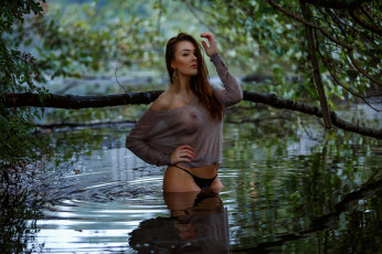 Картинка девушка девушки -unsort+ брюнетки темноволосые модель