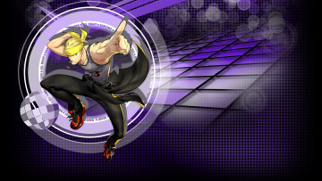 Картинка аниме persona парень взгляд фон